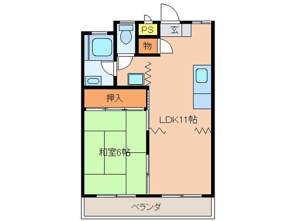 オレンジハウスマルセンの物件間取画像